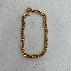 Electric Picks Gold Chain Choker Necklace